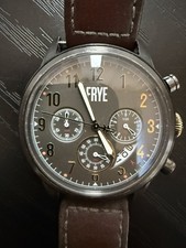 FRYE Graham Chronograph Men’s Gray Dial 47mm Watch Sapphire 37FR-00009-04 picture