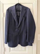 The Armoury Model 3 Navy Sport Coat 72% Wool 28% Mohair RE057F13X picture