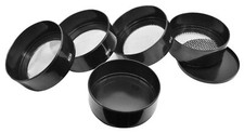 6 Piece Stackable Assorted Mesh Sieve Set, 7 Inch - Plastic - Eisco Labs picture