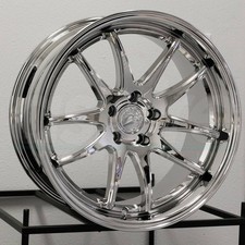 18x9.5/18x10.5 Aodhan DS02 DS2 5x114.3 22/22 Vacuum Chrome Wheels Rims Set(4) 73 picture