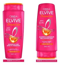 Elvive 2pk Dream Liso Efecto Keratina   Shampoo & conditioner 680 ml ea picture