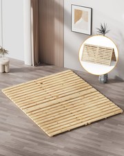 NAIZEA Japanese Tatami Mat Foldable Tatami Floor Bed Frame Twin Full Queen King picture