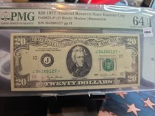 1977 $20 Star Note EPQ64 picture