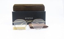 Eyevan FAIRWAY 47 AG Gold Titanium, New Men's Round Eyeglasses Frames picture