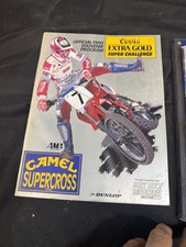 Vintage 1990 Camel Supercross Souvenir Program AMA picture