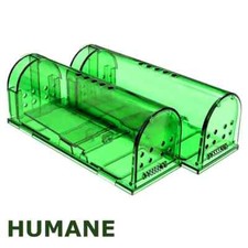1, 2,4, 6 Humane Mouse Traps Live Catch & Release No Kill Rat Mice Trap Reusable picture