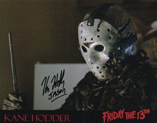 Kane Hodder Signed 8x10 Jason Voorhees Autograph Friday the 13th Part VII-X picture