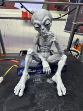 The Hippy Alien Figure Large Version 3D Printed & Hand Painted picture