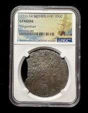 NGC Vliegenthart Shipwreck Netherlands (1733-34) 1 Duc Silver picture