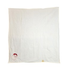 Vintage Embroidered Christmas Tea Flour Sack Towel Santa 33 x 31