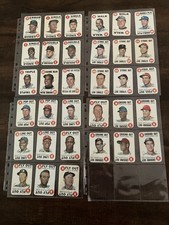 1968 Topps Game Complete Set 1-33.  27 EX, 4 VG, 2 Poor.  See Pics For Details. picture