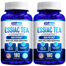 2X Essiac Tea Advantage 900mg 180 Capsules Immunity Boost - We Like Vitamins picture