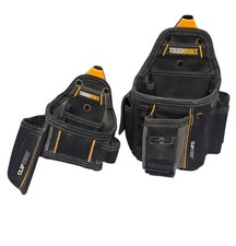 ToughBuilt Cliptech Technician Tool Belts Pouch Lot of 2 Used Pre Owned picture