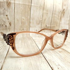 Chantal Thomass Chestnut Brown Eyeglasses FRAMES CT 14026 52-15-135 France NWOT picture