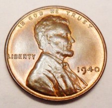 1940 P Lincoln Wheat Cent / Penny  AVE CIRCULATED  **FREE SHIPPING** picture