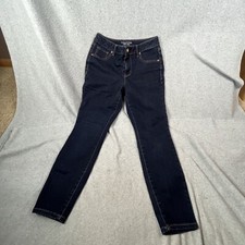 Maurice’s Jeans Woman’s Size M Shirt Dark Wash High Rise picture