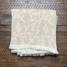 Rejuvenation Hadley Jacquard Throw Copper & Ivory 52”x72” New picture