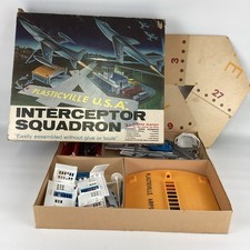Plasticville Interceptor Squadron 5607 Airport Jet Plane O Gauge Vintage 1958 picture