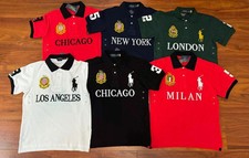 Polo Ralph Lauren Polo T-Shirt Chicago City number Big Pony Luxury picture