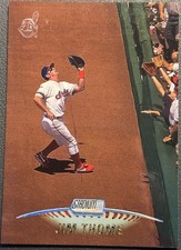 1999 Topps Stadium Club Jim Thome #120 Cleveland Indians Card A49 picture