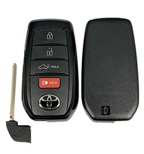 OEM Toyota Tundra Keyless Remote + Uncut Key 4Btn OEM Toyota HYQ14FBX picture