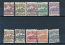 1925 SAN MARINO VIEWS 10 STAMPS MNH INTEGRAL RUBBER F/6177 picture