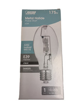 Feit 175W ED28 Clear Metal Halide High Intensity Discharge E39 Mogul Base Bulb picture