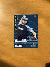 Bryan Baker Signed 2021 Choice Trenton Thunder Autographed Card Tampa Bay Rays picture