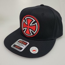 New Independent Trucks Skateboard Snapback Otto Brand  W Patch Black Hat picture