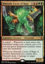 MTG Magic the Gathering Omnath, Locus of Rage (217/313) Battle for Zendikar LP picture