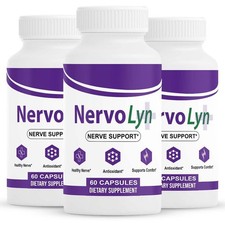 (3 Pack) NervoLyn Capsules, All-Natural Nervo Lyn for Nerve Health Support picture