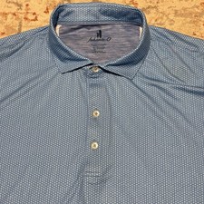 NWOT X-LARGE Johnnie O Marlin Featherweight Performance Polo Blue MSRP $110 picture