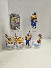 Vintage 1970S MCDONALD'S COLLECTORS SERIES Set Of (6) Drinking Glasses- 12 Oz. picture