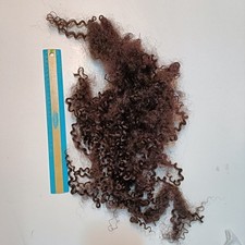 dark brown curly wig picture