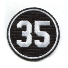 Tony Esposito Memorial Patch #35 Chicago Blackhawks Hockey Jersey Patch picture