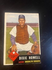 1953 Topps - Dixie Howell #255 Lower Grade - Nice Color - Set Break picture