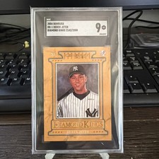 2004 Donruss Derek Jeter DK-1 Diamond Kings /2500 SP New York Yankees SGC 9 picture