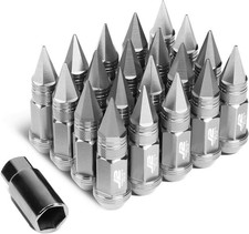 J2 Engineering LN-T7-022-15-SL 7075 Aluminum Silver M12X1.5 20Pcs L: 80mm Spiky picture