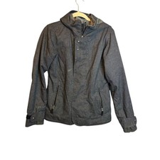 Burton Women's Small Dryride Insulated Hooded Snowboard Ski Jacket Gray picture