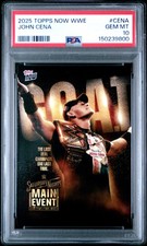 Graded 2025 Topps Now John Cena #CENA Wrestling Card PSA 10 Gem Mint picture