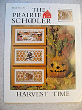 The Prairie Schooler Harvest Time Halloween Cross Stitch Pattern Book No. 93 picture