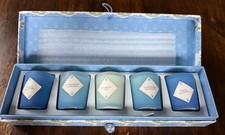 Two’s Company Hydrangea Filled Votive Candles Set of 5 Scented Soy Wax Gift Box picture