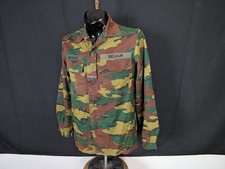 Vintage Belgian Military M90 Jigsaw Camouflage Field Shirt 42
