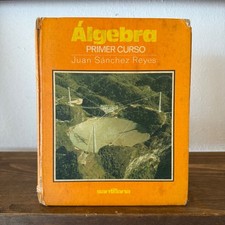 Vintage 1989 Álgebra Primer Curso Juan Sánchez Reyes Arecibo Observatory Book picture