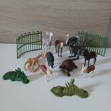 Vintage Britains Ltd England Zoo Animals Bundle Fencing Scenery & Figures picture