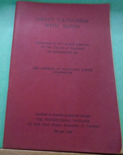 Vintage 1954 Draft Catechism w/ Notes Church of Scotland Committee Presbyterian picture