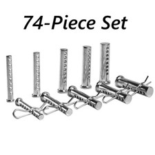 74-Piece Lot Clevis Pin Set 1/2