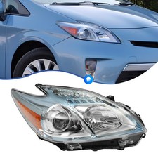 Direct Replacement Factory Chrome Halogen Headlight Fit 2010-2011 Toyota Prius picture