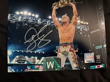 CODY RHODES SIGNED WWE WRESTLEMANIA PHOTO FILE 8 X 10 FANATICS AUTHENTIC picture