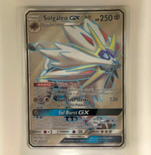 Pokemon Company Solgaleo GX Full Art Holo 143/149 SM Base UR Eng HP 250 picture
